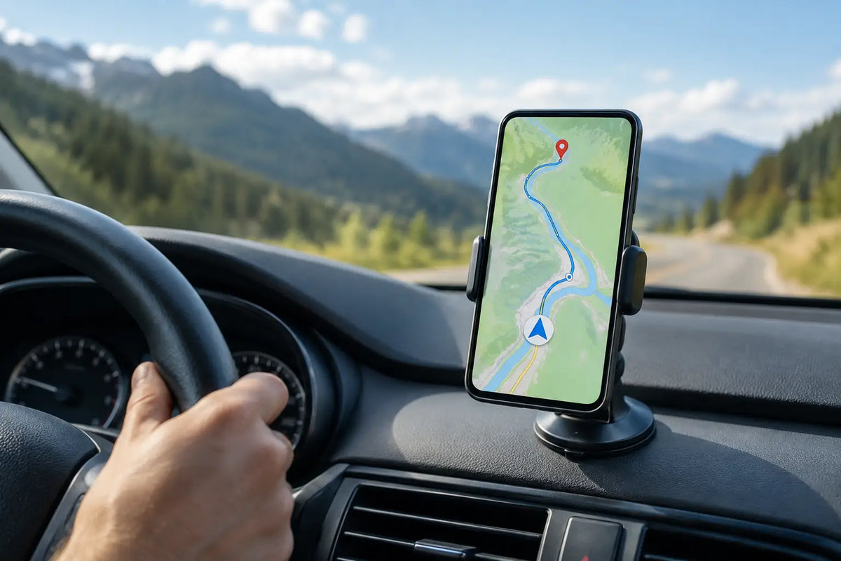 Offline GPS Navigation for Car Trips Without Signal