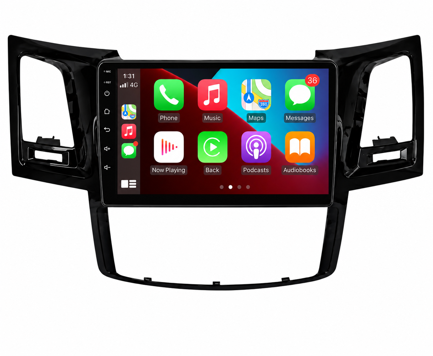 SmartPlay Audio Wireless Apple CarPlay & Android Auto Stereo Upgrade for Toyota Hilux 2005–2015