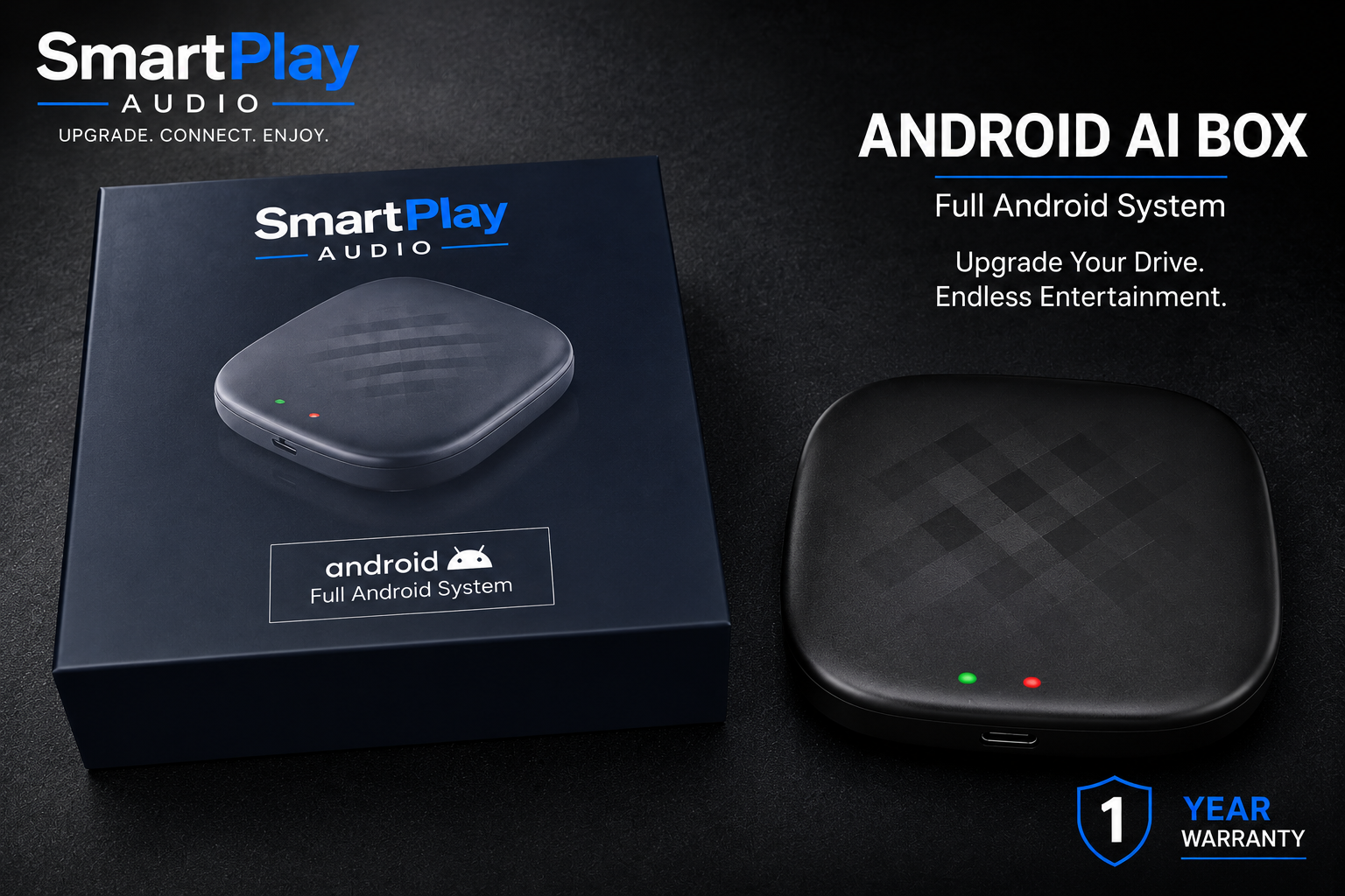 Android AI Box 8GB 128GB 8 Core CarPlay Android Auto Wireless for Online Tv Netfilx Youtube IPTV