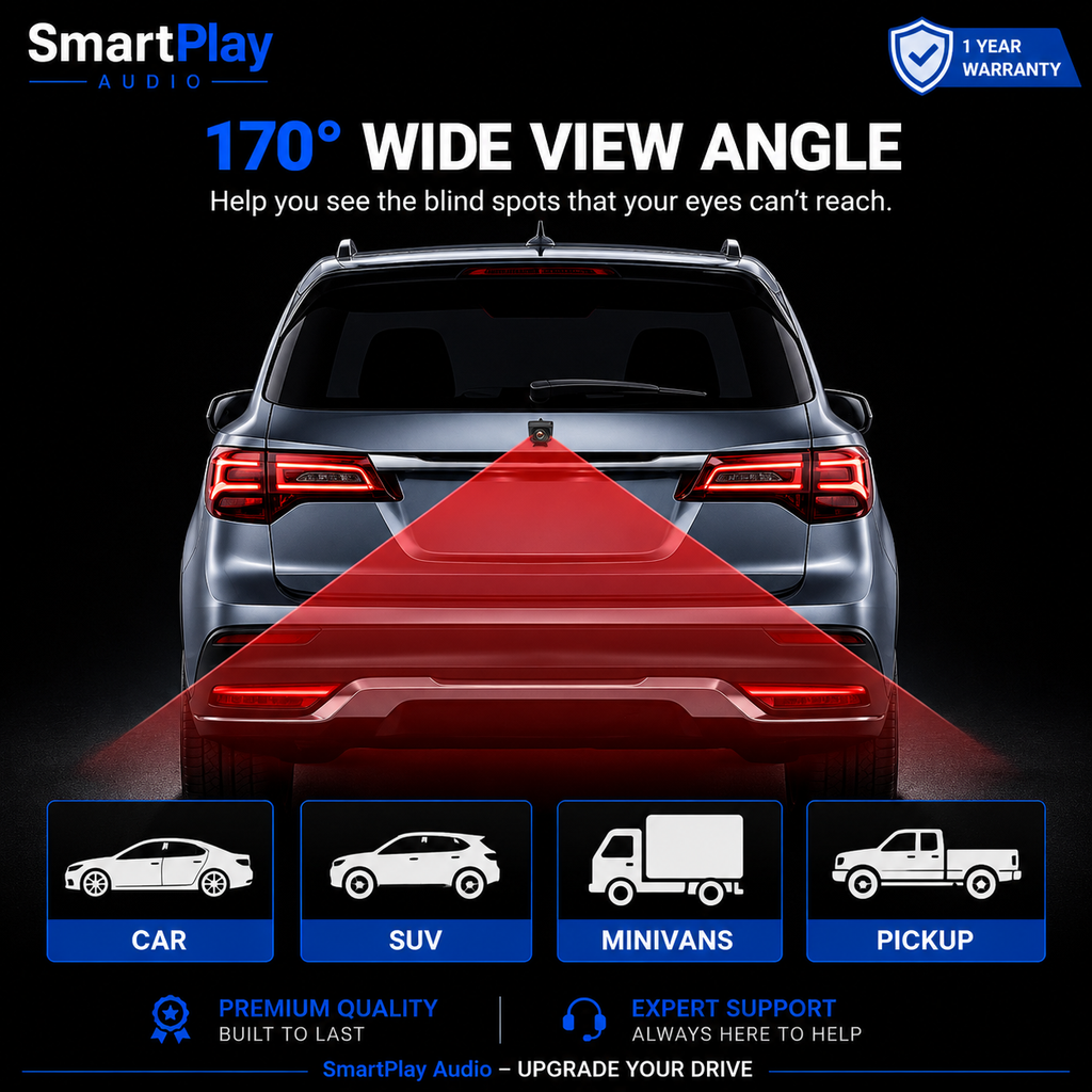 SmartPlay Audio AHD 1080P Reverse Camera