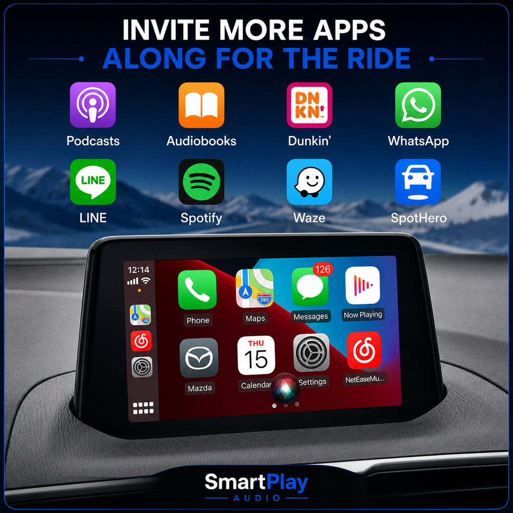 SmartPlay Audio Mazda Wireless Apple CarPlay & Android Auto Retrofit Module