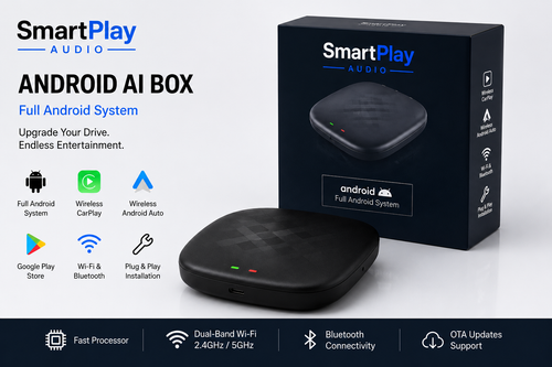 Android AI Box 8GB 128GB 8 Core CarPlay Android Auto Wireless for Online Tv Netfilx Youtube IPTV