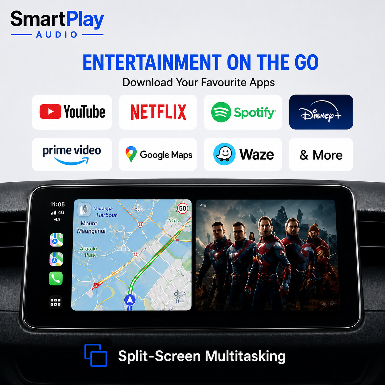 Android AI Box 8GB 128GB 8 Core CarPlay Android Auto Wireless for Online Tv Netfilx Youtube IPTV