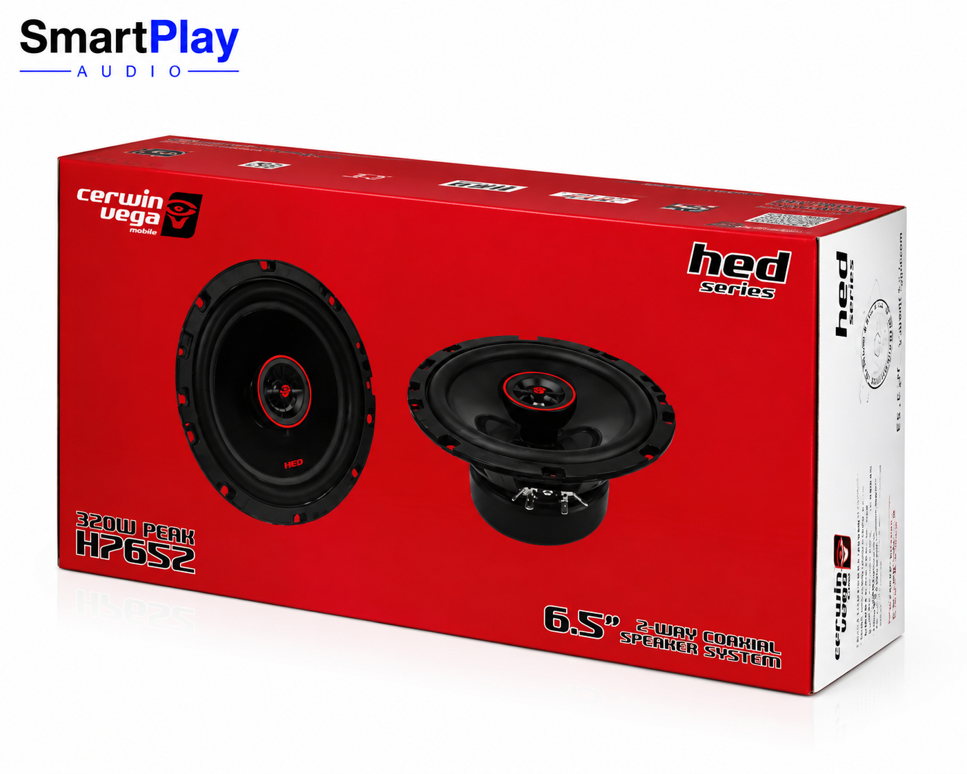 CERWIN VEGA HED Series 6.5" 2-Way Coaxial Speakers 60W RMS / 320W Max (Pair)